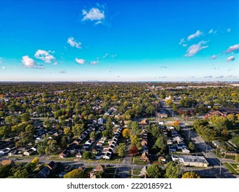 Chicago Skyline View From Northwest Indiana