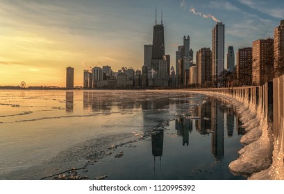 Chicago Skyline Winter