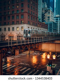 Chicago Train In The Rain
