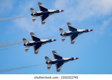 CHICAGO, UNITED STATES - Aug 21, 2016: The Chicago Air And Water Show In Illinois, USA