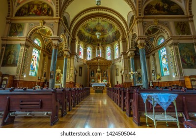 Chicago, USA - June 14, 2019: St. Hedwig's Church Is A Historic Parish Church Of The Roman Catholic Archdiocese Of Chicago Located In Chicago.