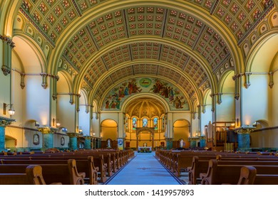 Chicago, USA - June 9, 2019: St. Josaphat Is A Historic Church Of The Roman Catholic Archdiocese Of Chicago. 