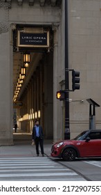 Chicago, USA - November 8, 2021: Civic Opera House