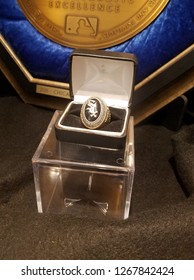 Chicago White Sox 2005 World Series Championship Ring On Display, Major League Baseball, Chicago, IL July 30, 2018