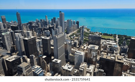 Chicago Willis Tower Skydeck view
