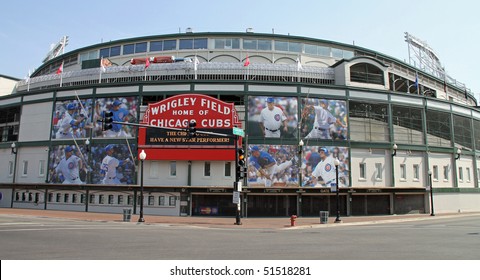CHICAGO,IL - APRIL 22:  The new owners of the Chicago Cubs on April 22,2010, in Chicago, debut changes to Wrigley Field. April 22, 2010