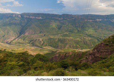 Chicamocha River Canyon In Colombia