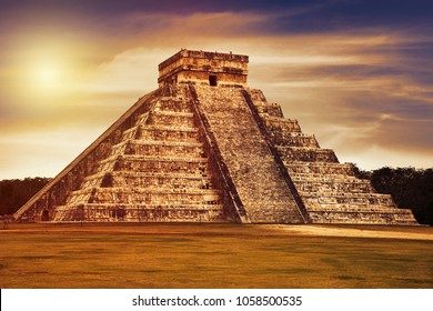 Chichen Itza Sunset 