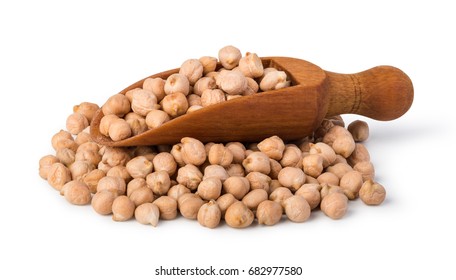 Chick Pea Isolated On A White Background