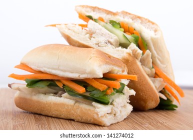 Chicken Banh Mi - Vietnamese Sandwich