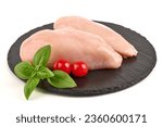 Chicken breast, isolated on white background