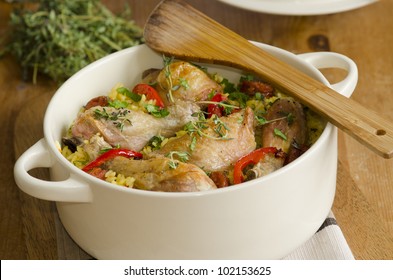 Chicken And Chorizo Rice Pot