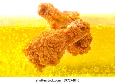 Chicken Deep Frying In Oil