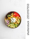 Chicken Fajita Burrito Bowls - Ingredients and Step By Step