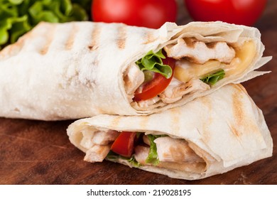 Chicken Fajita Wrap Sandwich