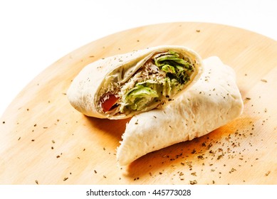 Chicken Fajita Wrap Sandwich