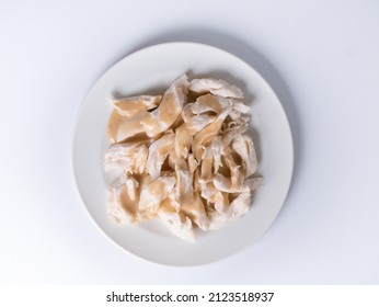 Chicken Fillet With Sesame Sauce, Close Up Photo