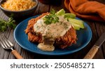 Chicken Fried Steak: Breaded and fried beef steak smothered in creamy, peppery gravy. A Southern comfort food that’s hearty and indulgent