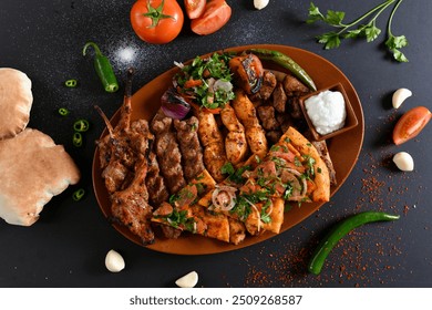 chicken
Grilled steak
BBQ ribs
Grilled fish
Grilled shrimp
Sausages on the grill
Skewered kebabs
Grilled burgers
Veggie burgers on the grill - Powered by Shutterstock