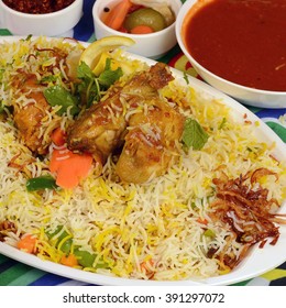 Chicken Kabsa - Mixed Rice Dishes That Originates In Yemen. Middle  Eastern Food