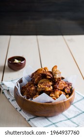 Chicken Karaage With Japanese Wasabi Mayo Dipping Sauce