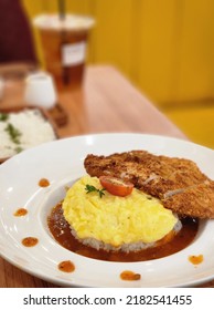 Chicken Katsu Curry Hainan Rice