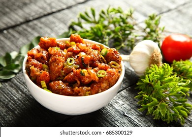 Chicken Manchurian From Exotic Asian Cuisine.