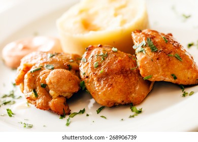 Chicken With Mashed Potatoes