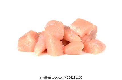 Chicken Meat Isolated On White Background