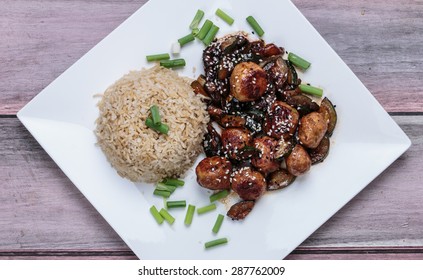 Chicken Meatball With Hoisin Sauce