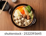 Chicken Meatball and Vegetable Hot Pot