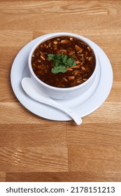 Chicken Mushroom Soup Broth With Soy Sauce