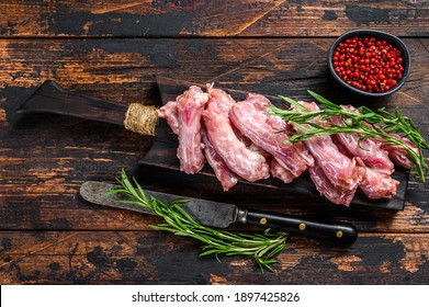 Chicken Neck Meat On Cutting Board Stock Photo 1897425826 | Shutterstock