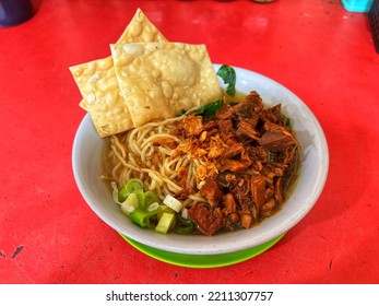 Chicken Noodle (mie Ayam) Is One Of Famous Cuisine When You Visit To Bogor, West Java