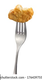 Chicken Nugget On Fork