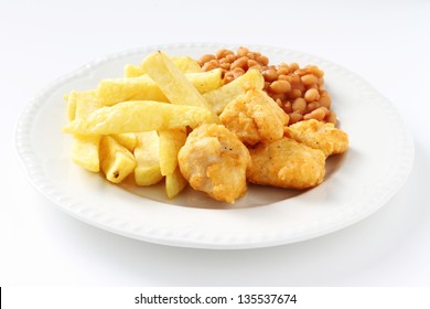 Chicken Nuggets And Chips Images Stock Photos Vectors Shutterstock