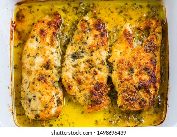  Chicken Parmigiana - Baked Parmesan Chicken, Top View