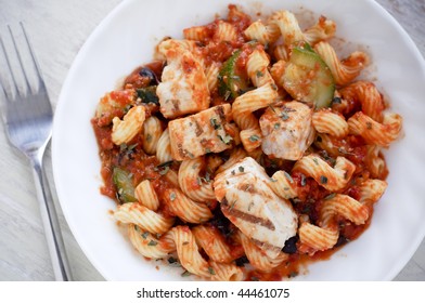 Chicken Pasta Dish - Shutterstock ID 44461075