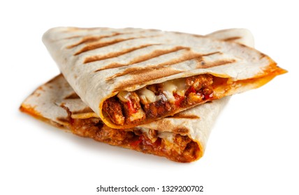Chicken quesadillas with paprika and cheese - Powered by Shutterstock