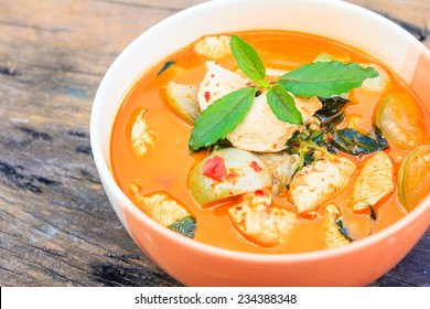 Chicken Red Curry, Delicious Thai Cuisine