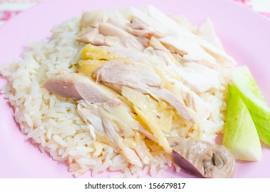 Chicken rice (Thai food style)