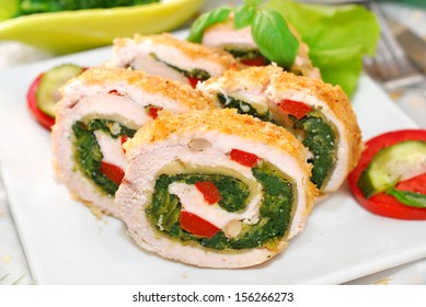 Chicken Roulade Images Stock Photos Vectors Shutterstock