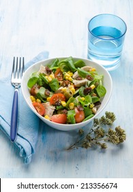 Chicken Salad With Tomatoes And Dried Grapes