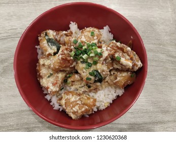 Chicken Salted Egg With Butter Rice