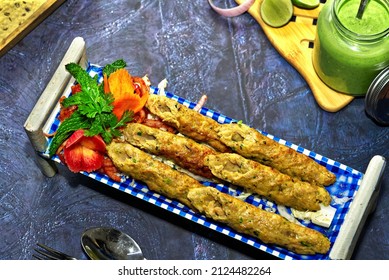 Chicken Seek Kebab (Charcoal Grilled Chicken in Tandoor)
