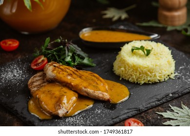 Chicken Steak With Café De Paris Sauce