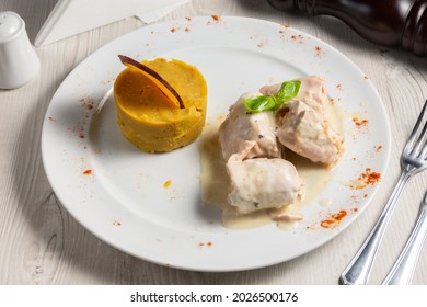 
Chicken Stuffed With Mashed Sweet Potatoes