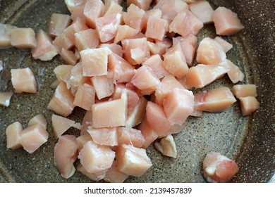 Chicken Tenderloin Pieces, Diced Into Cubes,