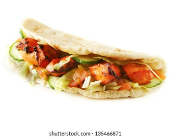 Chicken Tikka Naan Sandwich