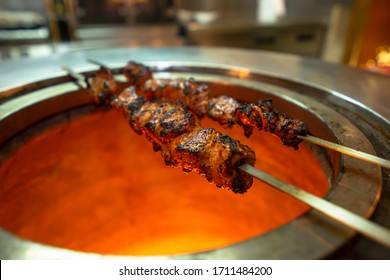 Chicken Tikka On Top Of Tandoor